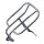 Luggage rack. Chrome